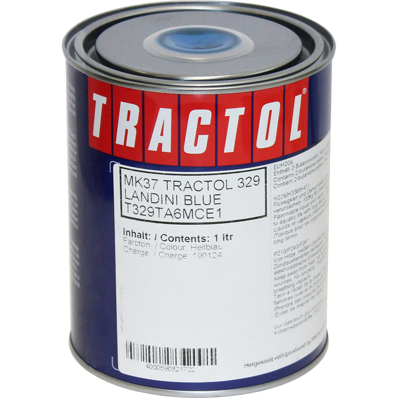 tractol paint 1l blue landini mk37 tp mk37