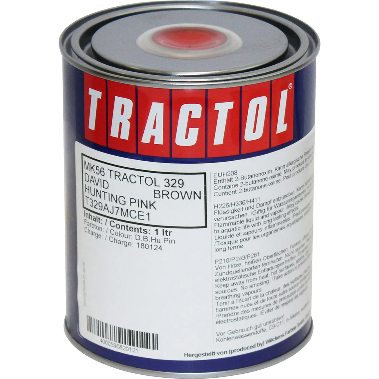 tractol paint 1l david brown hunting pink mk56 tp mk56