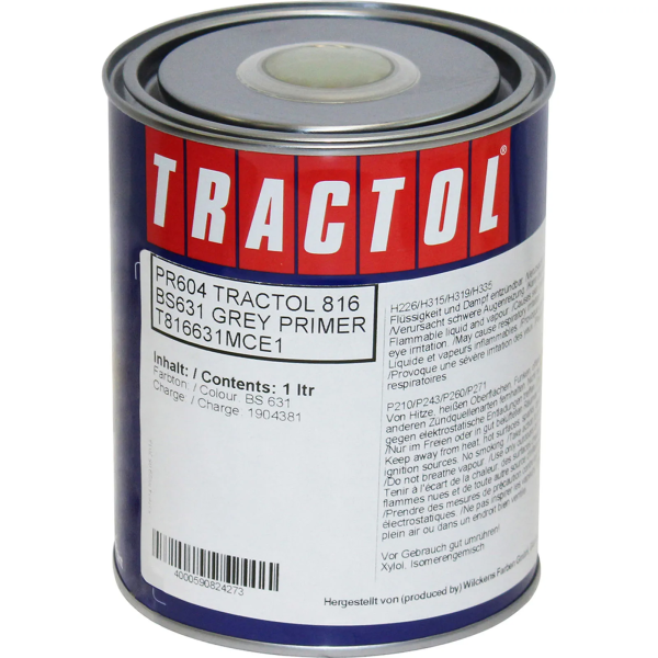 tractol paint 1l grey primer tp pr604