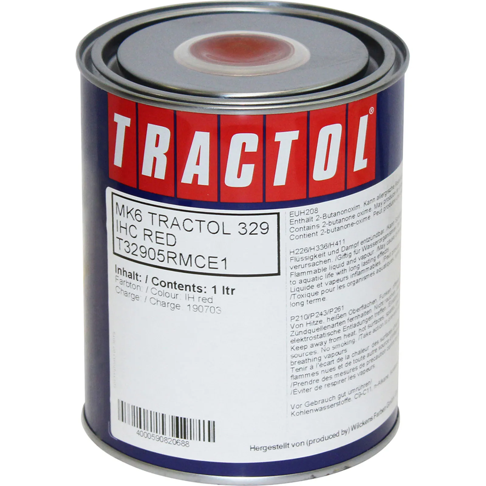 tractol paint 1l ihc red mk6 tp mk6