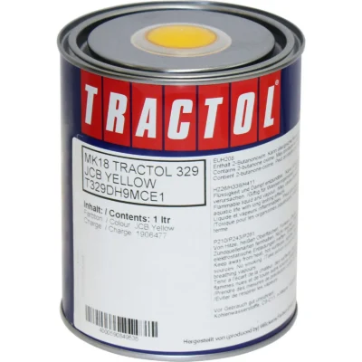 tractol paint 1l jcb yellow mk18 tp mk18