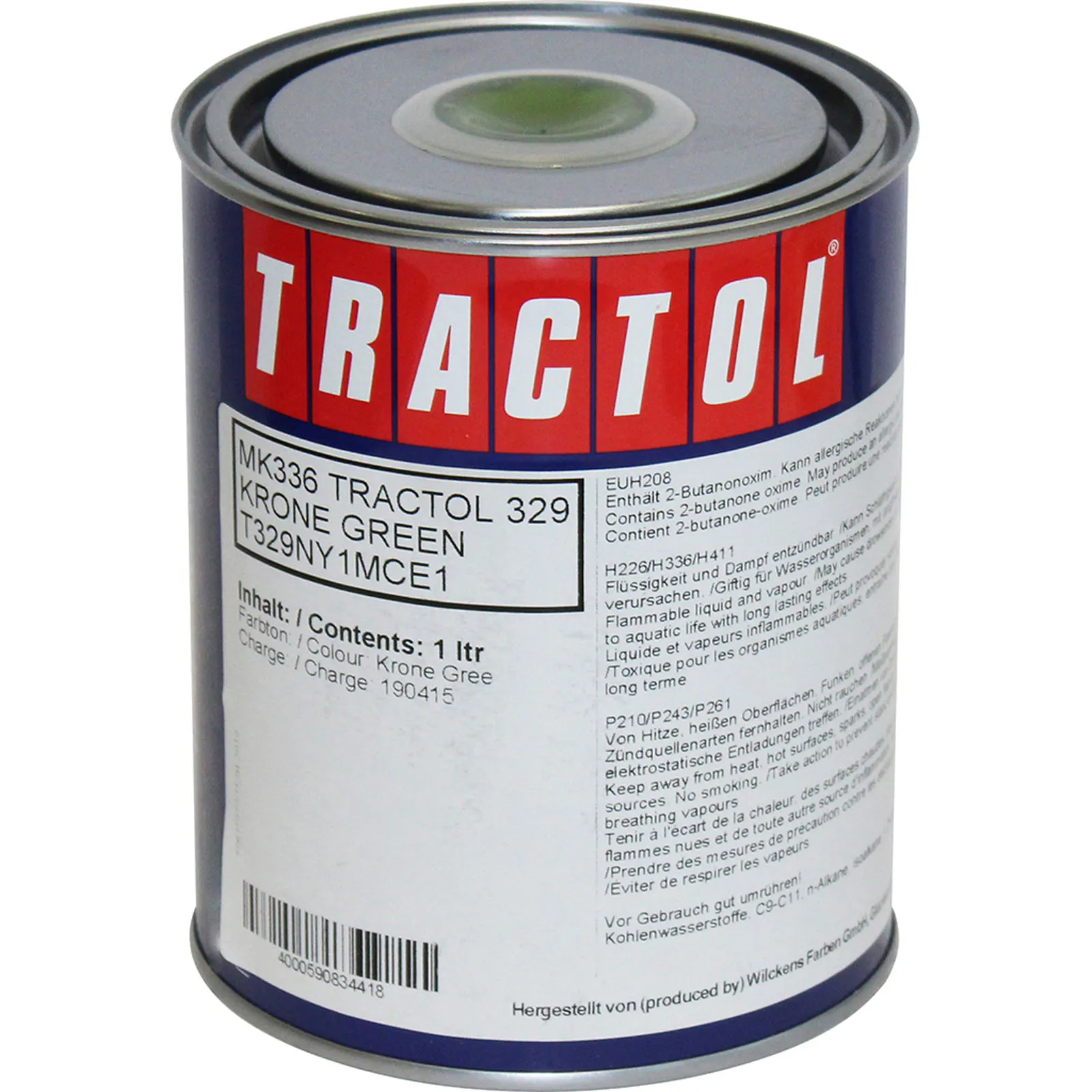 tractol paint 1l krone green mk336 tp mk336