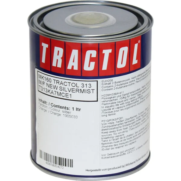 tractol paint 1l massey ferguson silvermist mk160 tp mk160