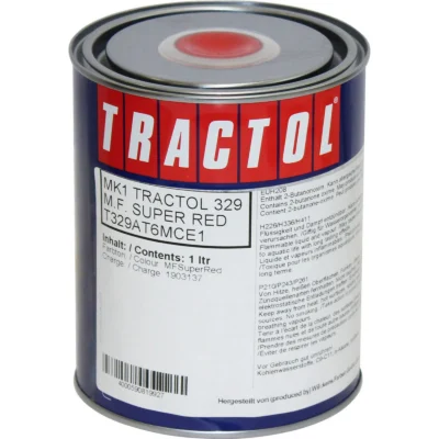 tractol paint 1l massey ferguson super red mk1 tp mk1