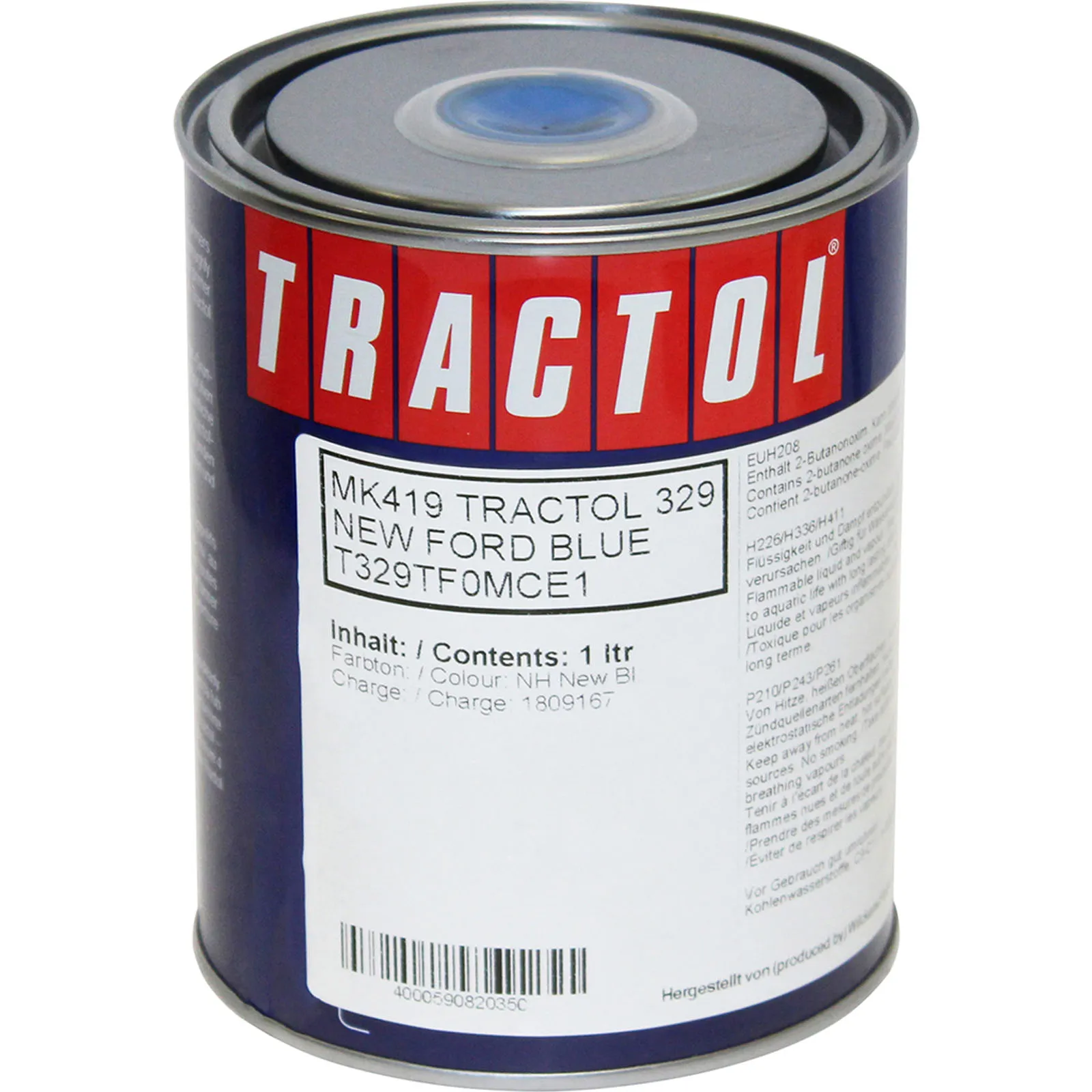 tractol paint 1l new holland blue mk419 tp mk419