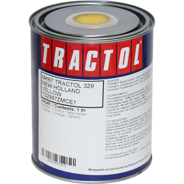tractol paint 1l new holland yellow mk67 tp mk67