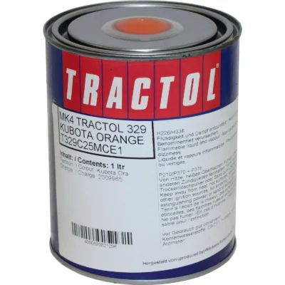 tractol paint 1l orange kubota mk4 tp mk4