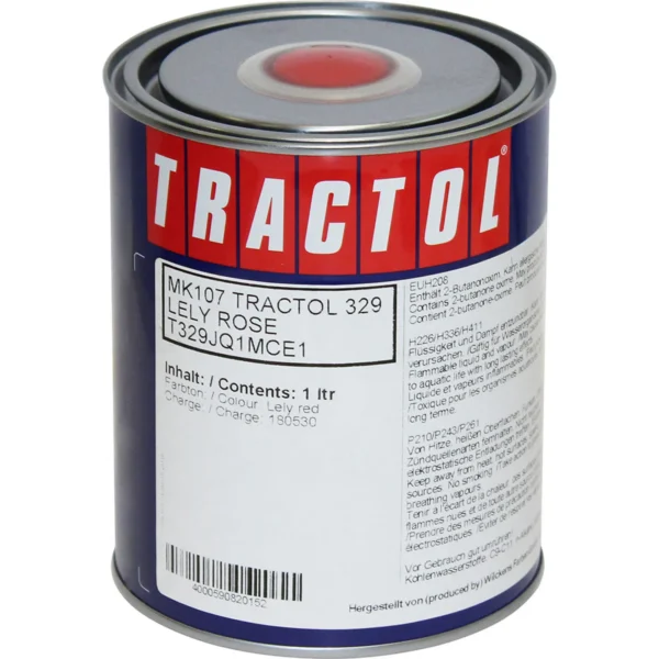 tractol paint 1l red lely mk107 tp mk107