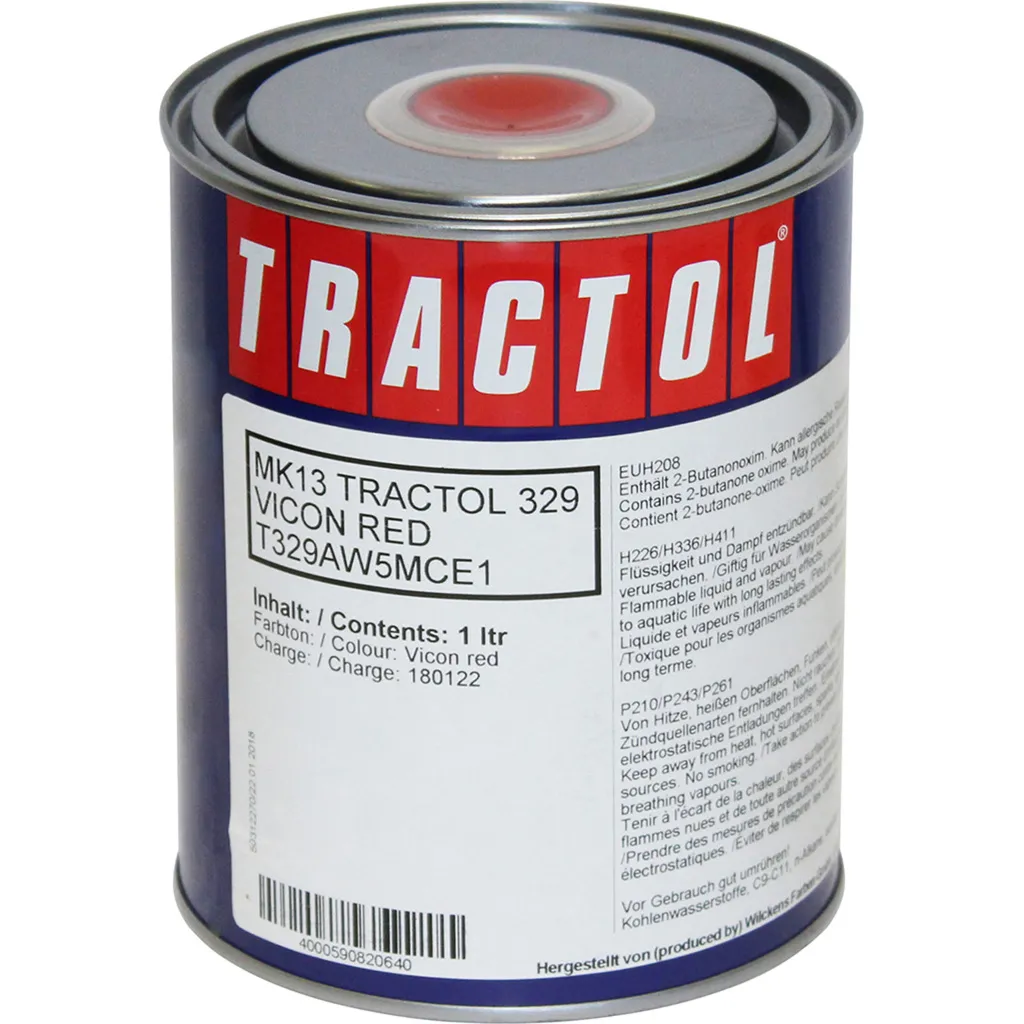tractol paint 1l vicon red mk13 tp mk13