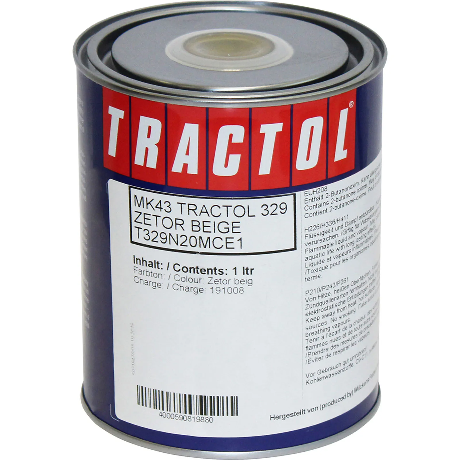 tractol zetor beige 1l high gloss agricultural machinery paint mk43 tp mk43 1