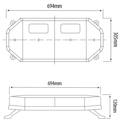 27 eclipse lightbar ca 7630 4