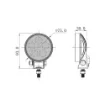 3 led round mini work lamp ca 5735 5