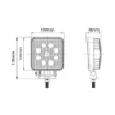 4 led square work lamp ca 5740 3