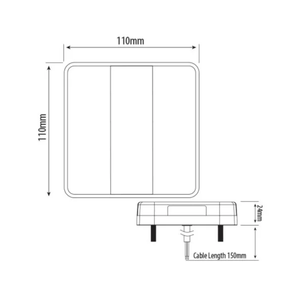 45 multifunctional taillight sti ca 7058 5