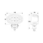 6 led oval spot work lamp ca 5722 1