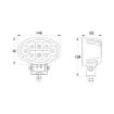 6 led oval spot work lamp ca 5722 3