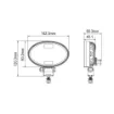6 led oval trekker work lamp ca 5743 8