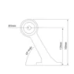 60 led stalk lamp left rubber arm ca 6096 3