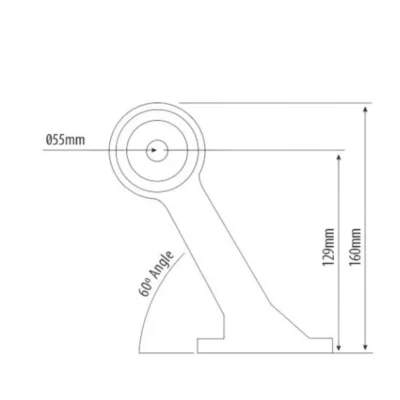 60 led stalk lamp left rubber arm ca 6096 4