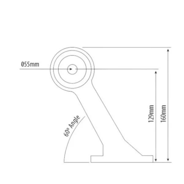 60 led stalk lamp left rubber arm ca 6096 4