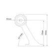 60 led stalk lamp right rubber arm ca 6097 6