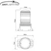 amber led 2 bolt mini beacon ca 7505 led 5