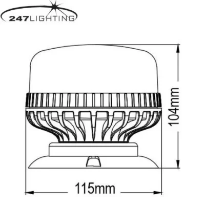 amber led magnetic trekker beacon ca 8123 2