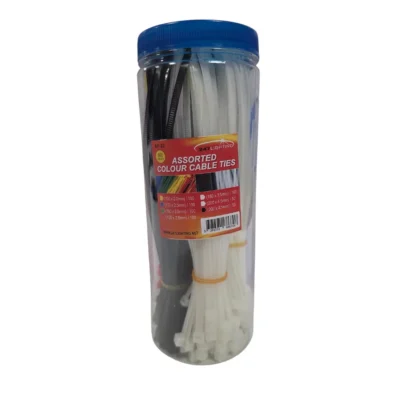 assorted colour cable ties tube 600pcs ap 33 1