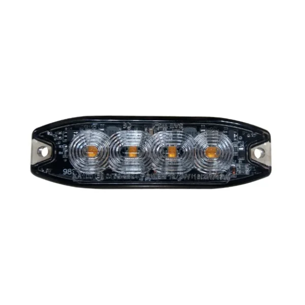 led directional warning light red reg 10 slimline ca 7183r 2