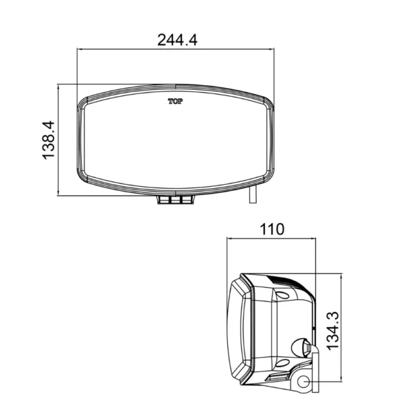 led driving position lamp ca 6169 ca 6169 3