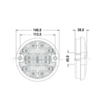 multifunctional led tail lamp no bowl ca 9009 1