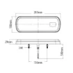 multifunctional led tail light fogreverse 1224v ca 7048 4