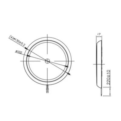round interior led lamp warm white ca 6152 ca 6152 5