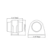rubber side marker ca 9711 3