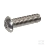 flat round hex screw m8x40 s.s iso7380840rvsp050
