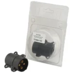 plug 4 pin male plastic apak s.23440 1