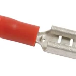 terminal push on 6.3mm f red s.11563 1