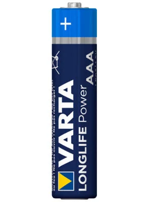 varta longlife power aaa battery 4pk codevblpaaa 1