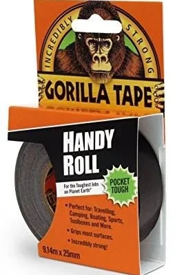 Gorilla Tape Handy Roll 25mm x 9mtr (12) 1 Gorilla Tape Handy Roll 25mm x 9mtr (12) - Image 1